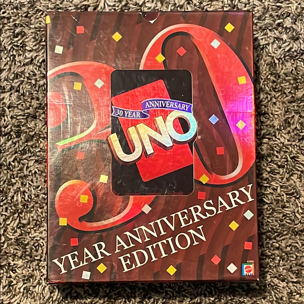 Mattel Uno 30 Year Anniversary